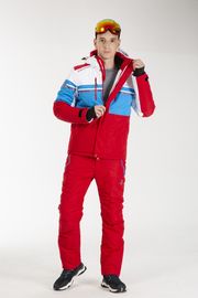 Zip TPU Lamination Gents Skiing Outdoor Sportswear